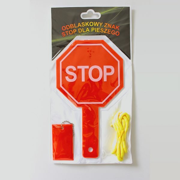 Znak odblaskowy STOP - zestaw